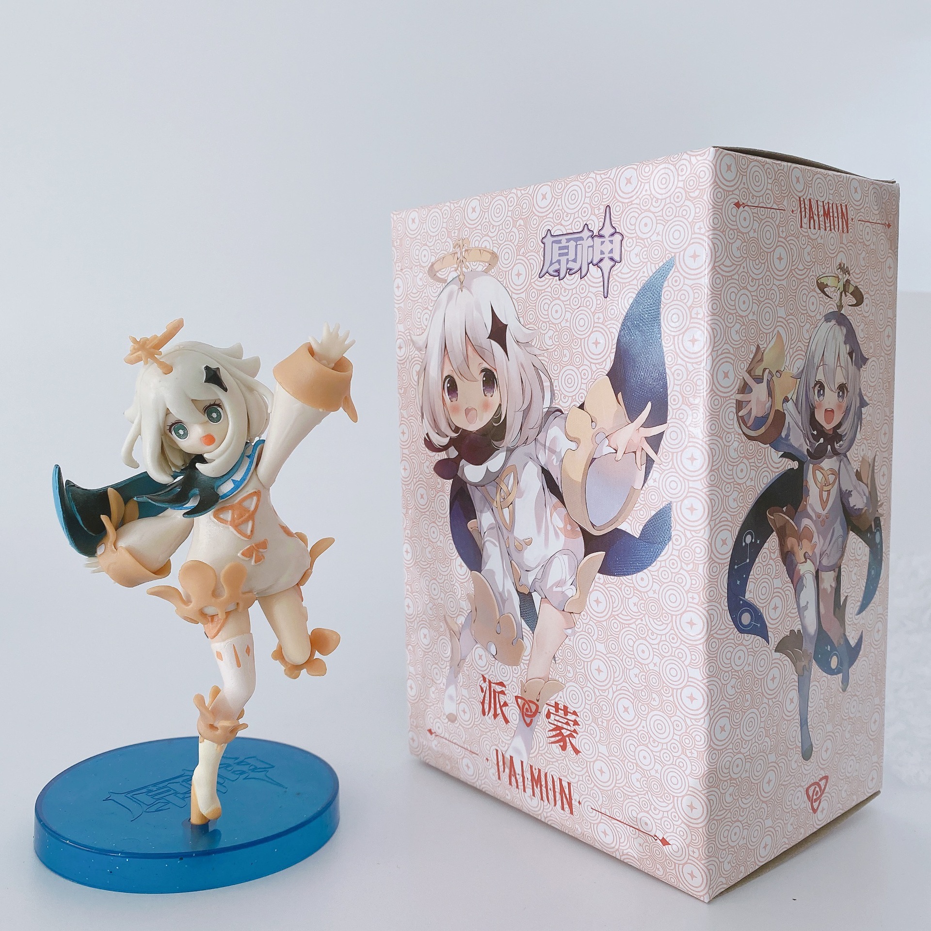 14CM Game Cosplay Character PVC Toy Model Cute Paimen Genshin Impact Anime Action figures