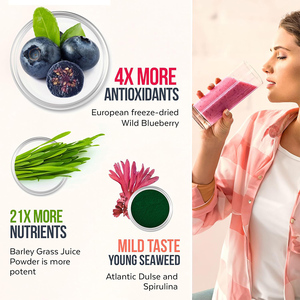 ผงน้ำต้นอ่อนข้าวบาร์เลย์ออร์แกนิก แบรนด์ส่วนตัว ช่วยสมดุลมายองค์นิยม ระบบย่อยอาหาร เสริมภูมิคุ้มกัน ผงดีท็อกซ์สีเขียวเข้มข้น - Product Image 5