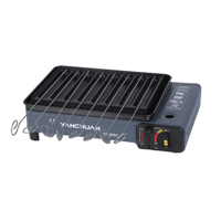 Gril portatif de barbecue d'extérieur d'usine OEM gril portatif multifonctionnel de barbecue de gaz de camping au butane pour les saucisses