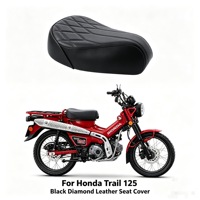 Tas Sadel-Poliuretan Aksesori Modifikasi Motor untuk CT125 Hunter Cub 125 JA55/JA65