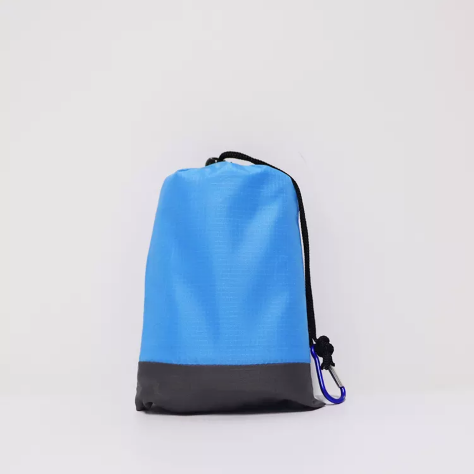 Estera de playa, manta de playa Nano, impermeable, estera de picnic antiarena, patchwork ligero portátil gris azul