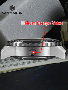 Wholesale Custom High Quality Helium Escape Sapphire 1000m NH35 Mechanical Automatic Stainless Steel Diver Dive <strong>Watch</strong> for Sale - Product Image 3