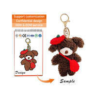Fabricants de porte-clés en peluche de haute qualité, porte-clés en peluche personnalisés, mini porte-clés en peluche mignons et doux, porte-clés en peluche en forme d'ours en peluche