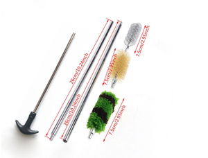 Accessoires d'armes à feu universels 12ga Kit de <span class=keywords><strong>nettoyage</strong></span> de pistolet Brosse à tige <span class=keywords><strong>en</strong></span> <span class=keywords><strong>bois</strong></span> Boîtier <span class=keywords><strong>en</strong></span> plastique - Product Image 2