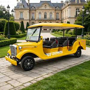 Voiture électrique vintage de haute qualité, homologuée CE, véhicule de tourisme classique, idéal pour les déplacements et le transfert de personnes dans les lieux touristiques - Product Image 1