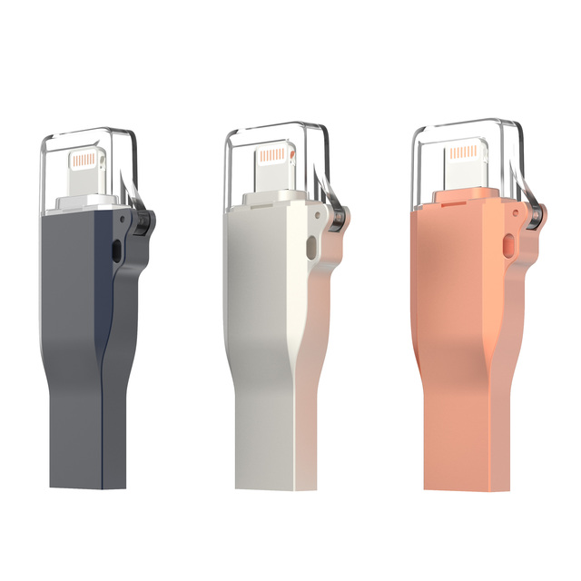 Wholesale New 16GB-256GB USB 3.0 Flash Drive for IPhone-Business Use with 3-Year Warranty