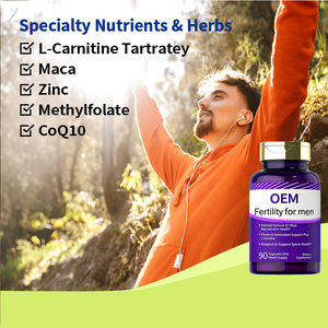 All'ingrosso all'ingrosso organico per uomini e uomini per la fertilità fornitore di potenziatori di spermatozoi ricchi di antiossidanti vitamine zinco capsule integratore - Product Image 4