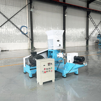 Machine d'extrudeuse flottante d'aliments pour poissons Moulin d'alimentation pour poissons à vendre
