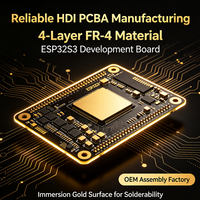 Fabricante OEM de PCBA HDI FR-4 de 4 Capas, Placa de Desarrollo ESP32S3, Fábrica de Ensamblaje de PCB, Ensamblaje de Placa de Circuito con Recubrimiento de Oro por Inmersión