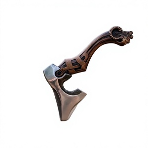 Hacha Táctica Tomahawk de Acero Inoxidable Hecha a Mano con Mango de Madera, Precio al por Mayor, para Camping y Uso Industrial - Product Image 6