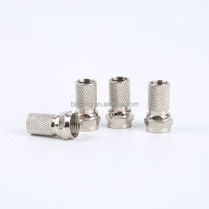 <span class=keywords><strong>Connecteur</strong></span> F 75-5 <span class=keywords><strong>à</strong></span> <span class=keywords><strong>visser</strong></span>, compatible avec câble coaxial RG6 pour <span class=keywords><strong>antenne</strong></span> satellite <span class=keywords><strong>TV</strong></span>, type twist-on - Product Image 3