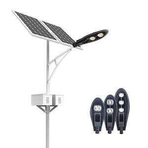 Proveedor Chino de Farolas Solares LED de 50w 60w 70w con Batería de Gel de Alta Capacidad, Lista de Precios en Dubái LCS-CB03, Farola Solar COB LCS-CB03 - Product Image 1