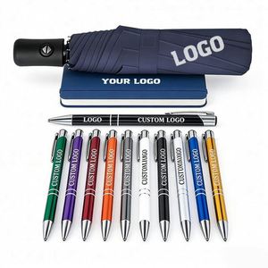 Stylo bille en métal aluminium personnalisé avec logo imprimé, largeur d'écriture, pour cadeaux d'affaires en gros, cadeaux promotionnels sur mesure - Product Image 1