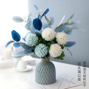 Faux hortensia pissenlit et <span class=keywords><strong>jacinthe</strong></span> ensemble de fleurs bouquet de main de mariage artificiel pour la décoration intérieure et l'artisanat floral - Product Image 3