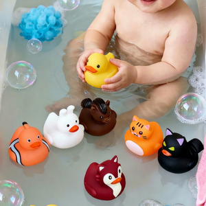 Juguete de Baño de Pato de PVC, Suave y Sonoro, para Bebés y Niños de 3 a 6 Años, Unisex - Product Image 1