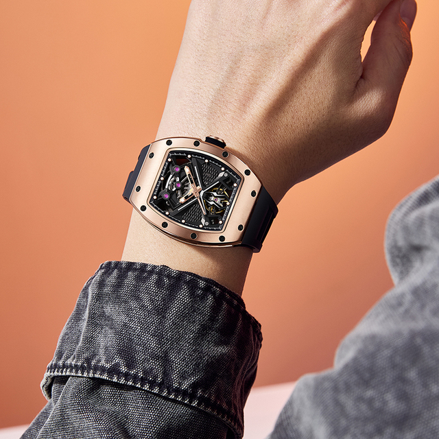 Automatic Movement Waterproof Wrist Men Stainless Steel Strap Luxury Mechanical  Male Watches