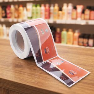 Autocollants en vinyle imprimés sur mesure FX, étiquettes en vinyle autocollantes 100 % imperméables pour boîtes cadeaux, emballages et marques décoratives - Product Image 2