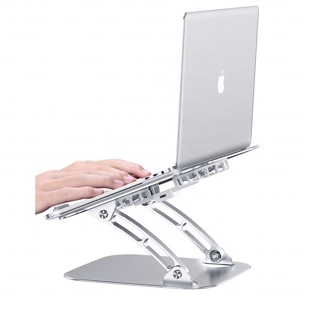 Aluminum Alloy Laptop Stand Adjustable Foldable Stand for Tablet Notebook 17inch Laptop Stand With Cooling Fan