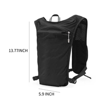 Sac à dos de course étanche et léger sac à vessie d'eau isolé sac à dos antivol pour la randonnée sur sentier cyclisme course Marathon
