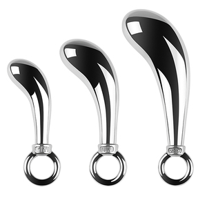 Dongkai American hot-selling plug anale S/M/L dimensioni, fondo sostituibile, in acciaio inox anale plug pene giocattoli del sesso per uomo/donna - Product Image 1