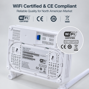 Terminal de réseau optique XPON ONU SUR5106M 1GE+3FE+1TEL+1USB WiFi 2.4G GPON EPON ONU ONT avec 2 antennes 5dBi pour FTTH - Product Image 4