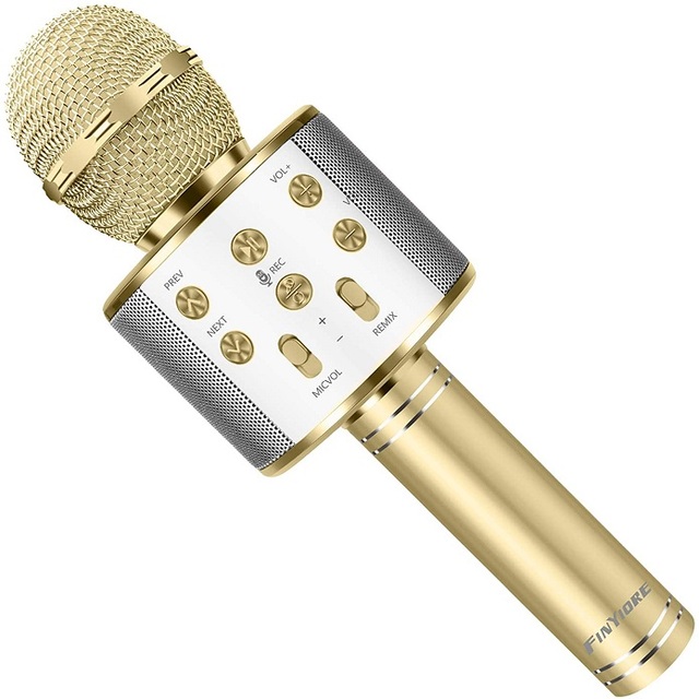Hot Selling Portable Child Microphone Karaoke Kid Wireless Microphone for Boys Girls Gifts