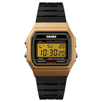 Original SKMEI 1412 Montres Digitales Classiques de Sport Vintage pour Homme et Femme