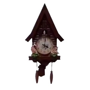 Cuckoo <b>Clock</b> For Living Room <b>Battery</b> Powered European Style With Hourly Chime Single Face Wall <b>Clock</b> - Product Image 5