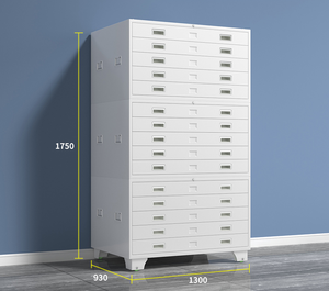 Drawing Cabinet for A0 Heavy Duty Traditional Style A0 9 Drawer <strong>Plan</strong> <strong>Chest</strong> - Product Image 3