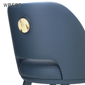 WBERT italiano ligero de lujo Hotel restaurante comedor silla comercial Oficina ocio recepción MESA silla hogar silla trasera - Product Image 3