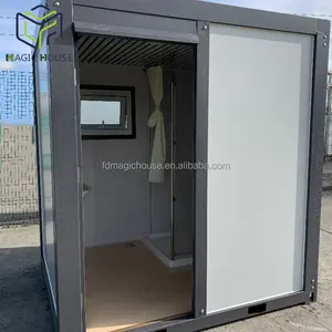 Magisches Haus 2022 mobile Toiletten kabinen mit Dusch behälter Badezimmer Design Container tragbares Zimmer