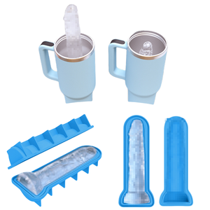 Novax Wholesale Party Spoof Ice Whiskey Maker Eco-Friendly DIY Popsicle Freezer Proof Heat Resistant Food Grade Silicone Square - Product Image 6