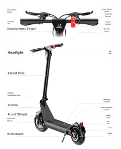 <span class=keywords><strong>Scooter</strong></span> Eléctrico Plegable Más Vendido, Equipado con Neumáticos Anchos para Transporte Personal en Viajes Diarios al Aire Libre - Product Image 4