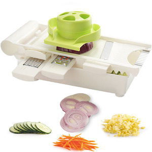 Cortador de Verduras Manual de 5 Cuchillas, Rebanador de Verduras, Mandolina - Product Image 6