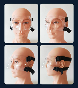 อุปกรณ์ป้องกันใบหน้าและจมูกสำหรับเล่นบาสเก็ตบอลอุปกรณ์ป้องกันใบหน้าป้องกันจมูกหมวกกีฬาบาสเกตบอลหน้ากากป้องกันชกมวย - Product Image 5