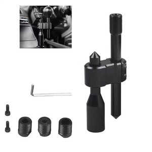 Aluminum Gear <b>Shift</b> <b>Knob</b> Extension Rod Adjustable Height Booster For Car Modification Black D1543 - Product Image 2