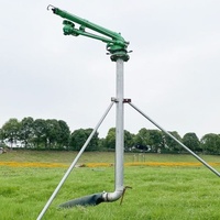 Arroseur de pistolet de pluie à entraînement par engrenages Titans 360 pour système d'irrigation de pulvérisation de ferme de pépinière de jardin d'agriculture