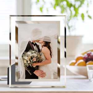 <span class=keywords><strong>Cadre</strong></span> photo en <span class=keywords><strong>verre</strong></span> transparent <span class=keywords><strong>personnalisé</strong></span> pour table, cadres muraux, décoration intérieure, cadres photo en <span class=keywords><strong>verre</strong></span> pour salon - Product Image 4