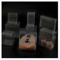 Boîte d'emballage transparente pour animaux de compagnie Conteneurs en plastique Emballage de boîte en pvc pour bonbons Coffrets cadeaux