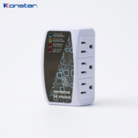 Konstar 110V AC Relais monophasé Protecteur de tension de sous-tension de surtension avec affichage LED 50/60Hz