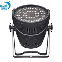 Luz LED PAR RGBW de Alta Calidad, 24 Piezas, 4 en 1, 220W, Carcasa de Aluminio, DMX512, para Iluminación de Escenarios, Bodas, Eventos y Banquetes