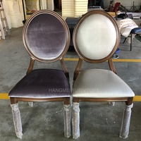 Chaise ronde empilable en aluminium pour mariage, hôtel, restaurant, salle à manger - Design moderne, mobilier commercial