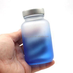 Botella de <span class=keywords><strong>Vidrio</strong></span> Esmerilado con Degradado de Color de 120ml/150ml, Envase Vacío Recargable para Cosméticos y Cuidado de la Piel - Product Image 2