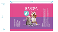 Friandise pour animaux de compagnie Ranova : Viande lyophilisée de poulet, pigeon et lapin en pot – Recette de friandise pour animaux