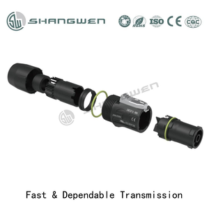 Conector <span class=keywords><strong>de</strong></span> Alimentación <span class=keywords><strong>de</strong></span> 3 Pines Macho/Hembra 20A 250V, Entrada y Salida <span class=keywords><strong>de</strong></span> Energía, IP65, Cierre <span class=keywords><strong>de</strong></span> Pestillo, UL94 V0, Contactos <span class=keywords><strong>de</strong></span> Cu Platinados PA6, Arnés Terminado <span class=keywords><strong>de</strong></span> 3*2.5mm² - Product Image 3