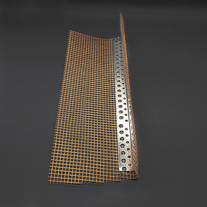 Profilo Angolare Moderno Zincato e <span class=keywords><strong>in</strong></span> Plastica/Vinile Resistente agli Urti con Protezione a Rete per Cartongesso - Materiale Edile - Product Image 4