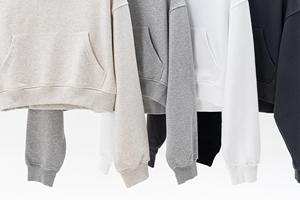 2025 nuovo Design Casual da <span class=keywords><strong>donna</strong></span> felpa con cappuccio all'ingrosso in cotone spugna felpe con cappuccio - Product Image 3