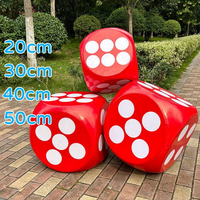 Dés de jeu géants personnalisables en acrylique massif, faits à la main et écologiques, pour jeux de plein air et de fête sur pelouse