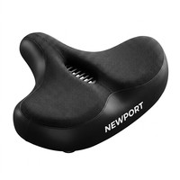 Selle de vélo durable en PU + acier laminé alvéolé, coussin super doux avec fonction chauffante pour VTT, route, triathlon et course cycliste
