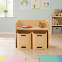 Ensemble table et chaises pour enfants en bois en forme de U, écologique et sûr, pour l'école, la bibliothèque, la maison, les jeux et les études